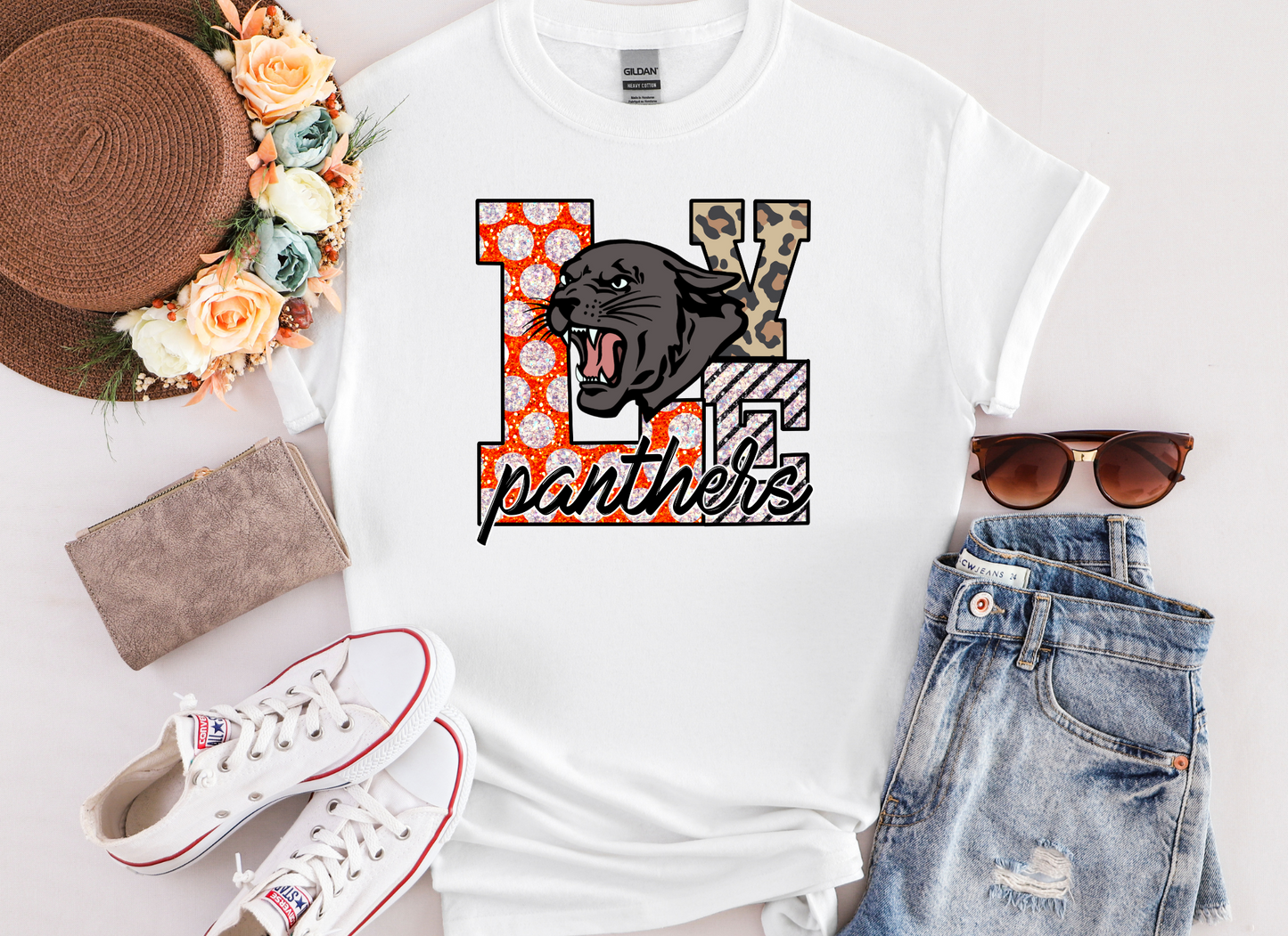 Love Panthers with Panther