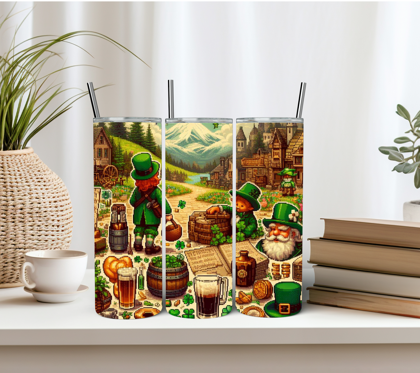 Luck of the Irish St. Patrick's 20 oz Sublimation Tumbler