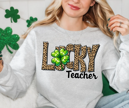 Lucky Teacher with Leopard