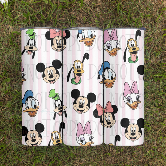 Magical Friends 20 oz Skinny Sublimation Tumbler