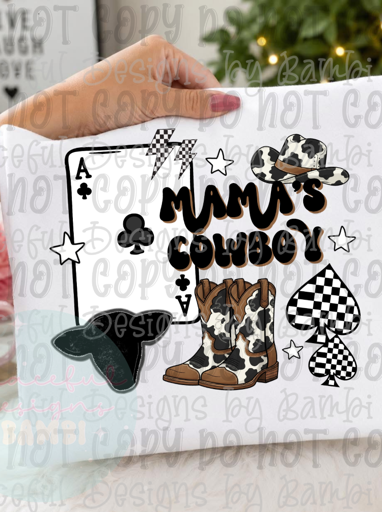 Mama's Cowboy with Card