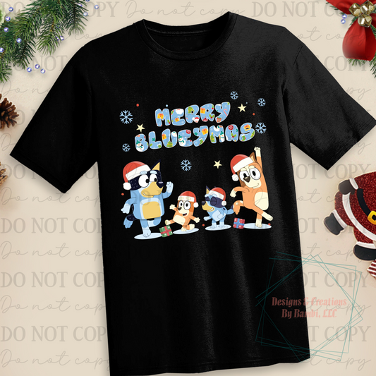 Merry Blueymas with Friends