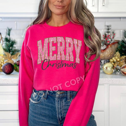 Pink Merry Christmas