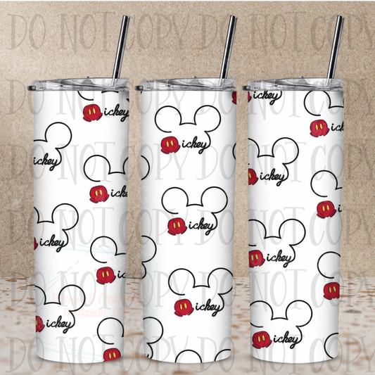 Mickey 20 oz Skinny Sublimation Tumbler