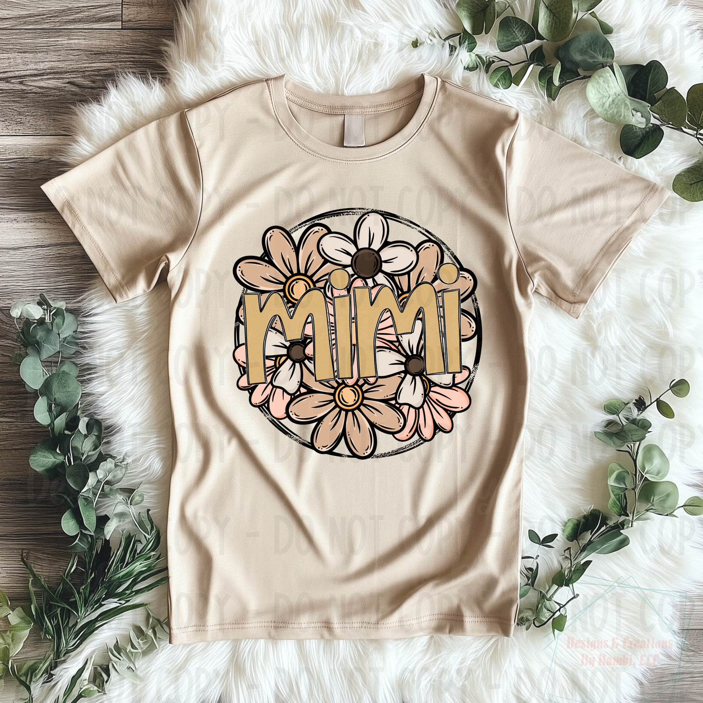Neutral Floral Mimi Title
