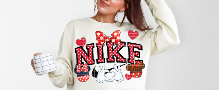 Disney Characters Swoosh Collection