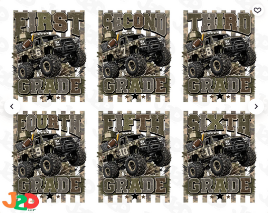 Monster Truck Camo Grade Collection