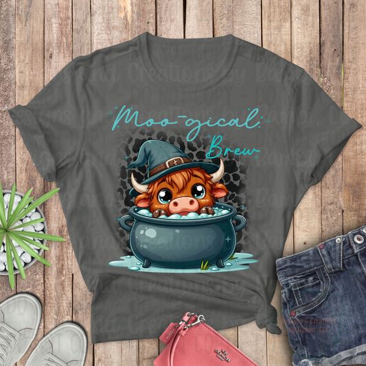Moogical Brew with Highland Cow