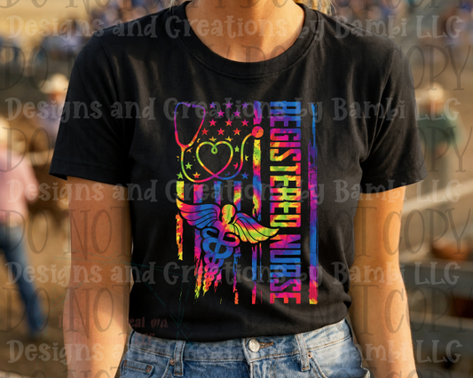 Multi Color Vertically Registered Nurse