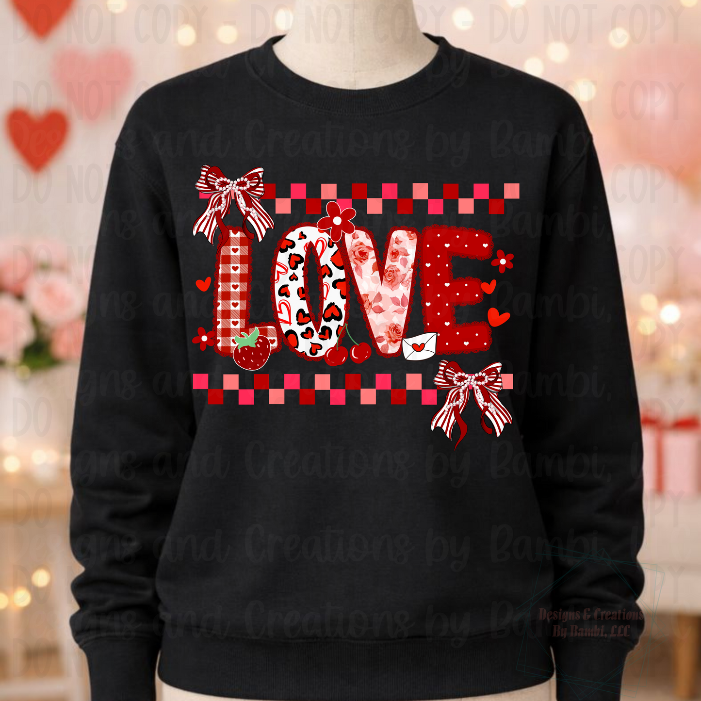 Multipattern LOVE Valentine