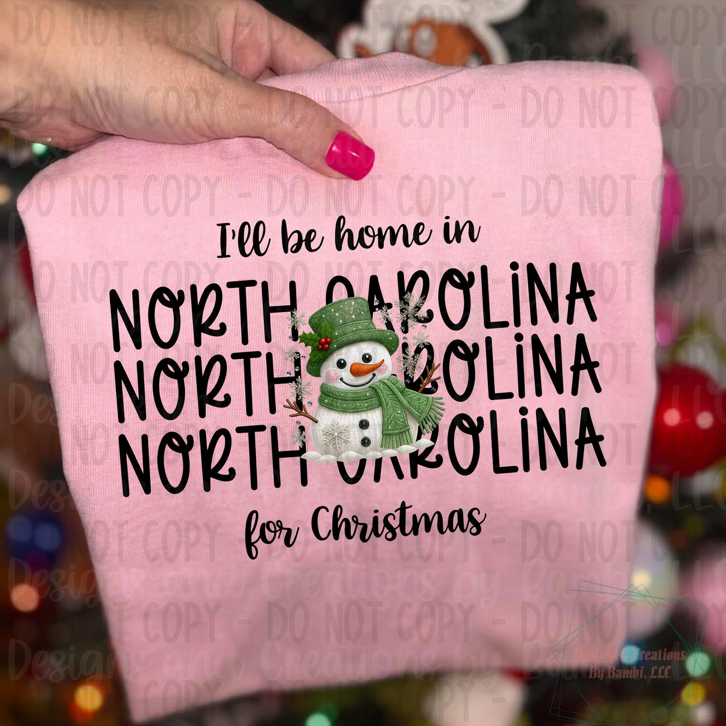 I'll Be Home in States Sage Snowman Black Font Digital Bundle