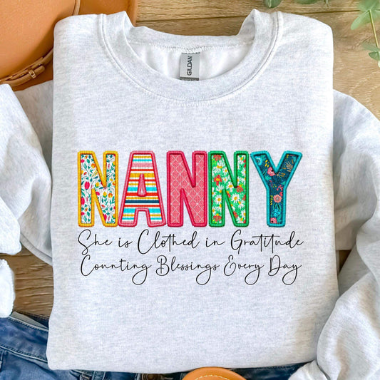 Serape and Plaid Faux Fabric/Embroidery Titles