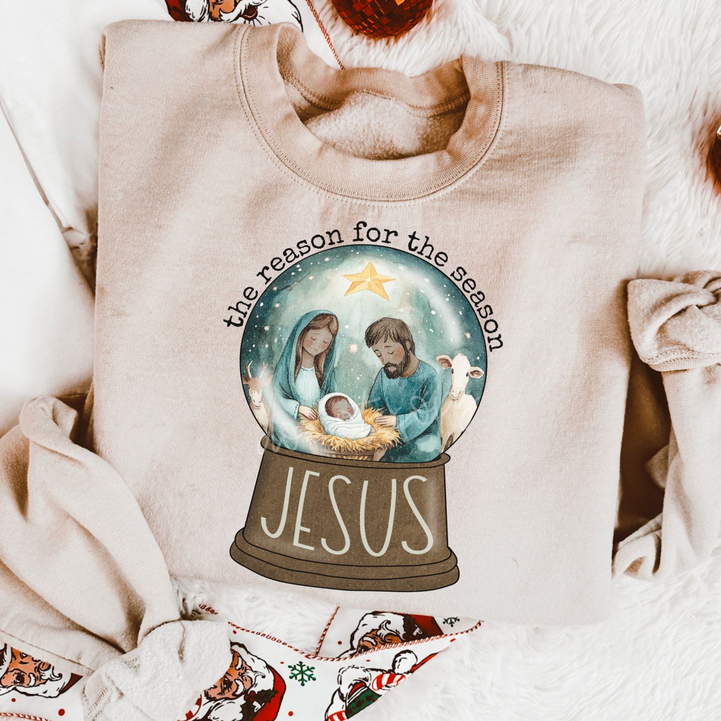 Nativity Snowglobe Scene