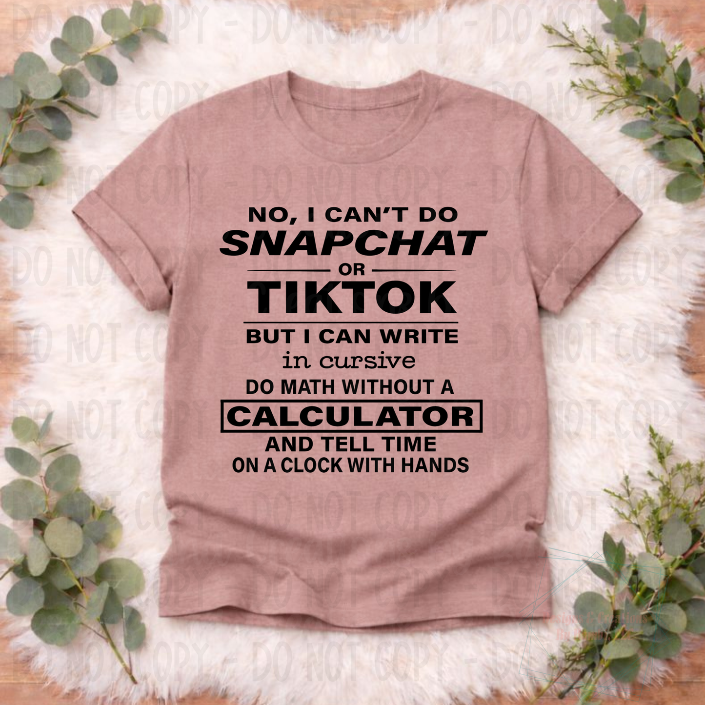 No I Can't Snapchat Black Font
