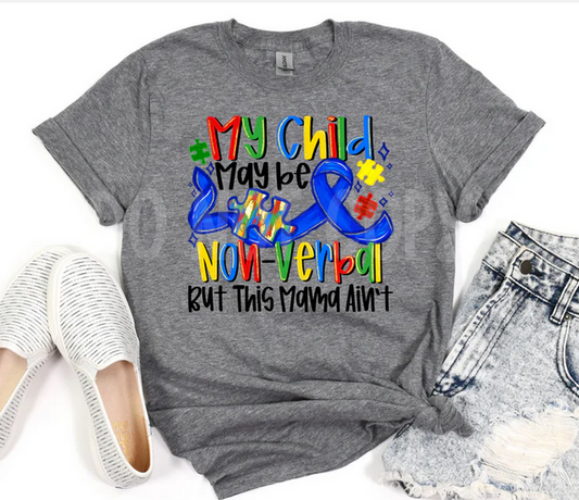 Non Verbal Autism Mama Puzzle