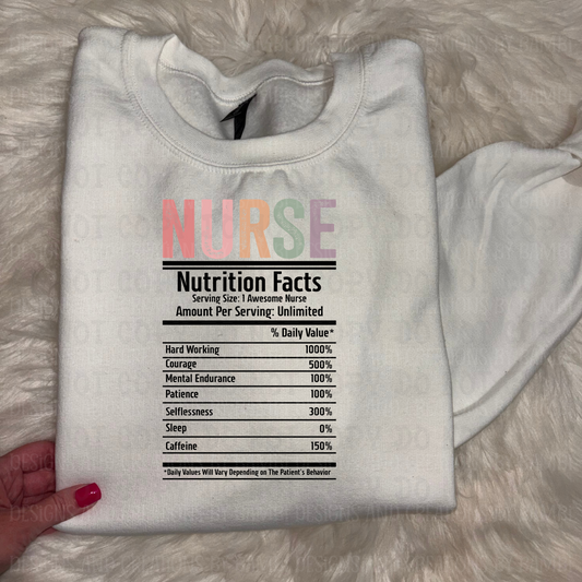 Nurse Nutritional Facts
