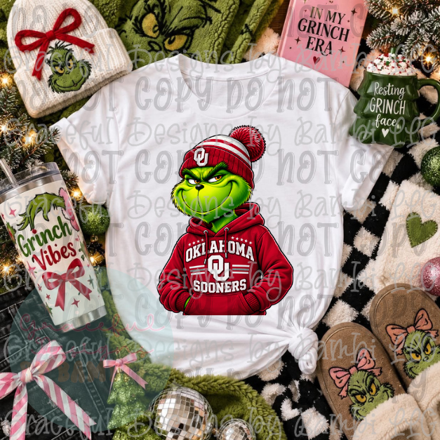 OU Sooners Grinch Version 2