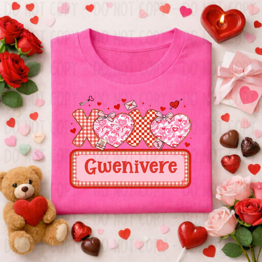 Personalized Camo Heart Valentine Collection