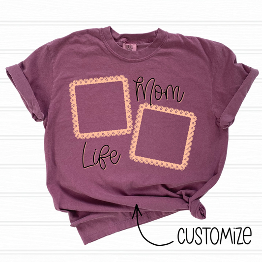 Mom Life Photo Personalized