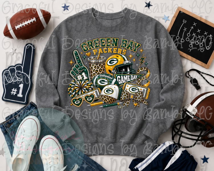 Faux Embroidery/Glitter Mascot Collection
