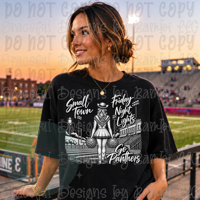 Halftone Friday Night Lights Local School Collection