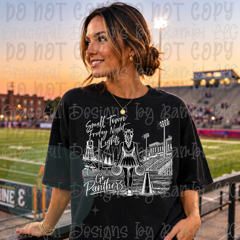 Halftone Friday Night Lights Local School Collection
