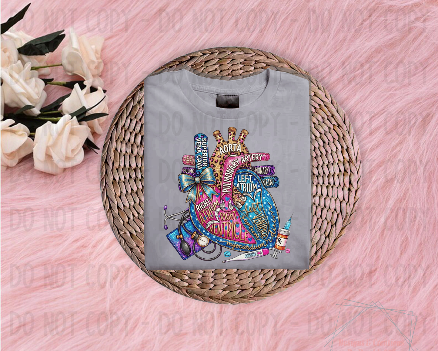Pastel Anatomy of the Heart
