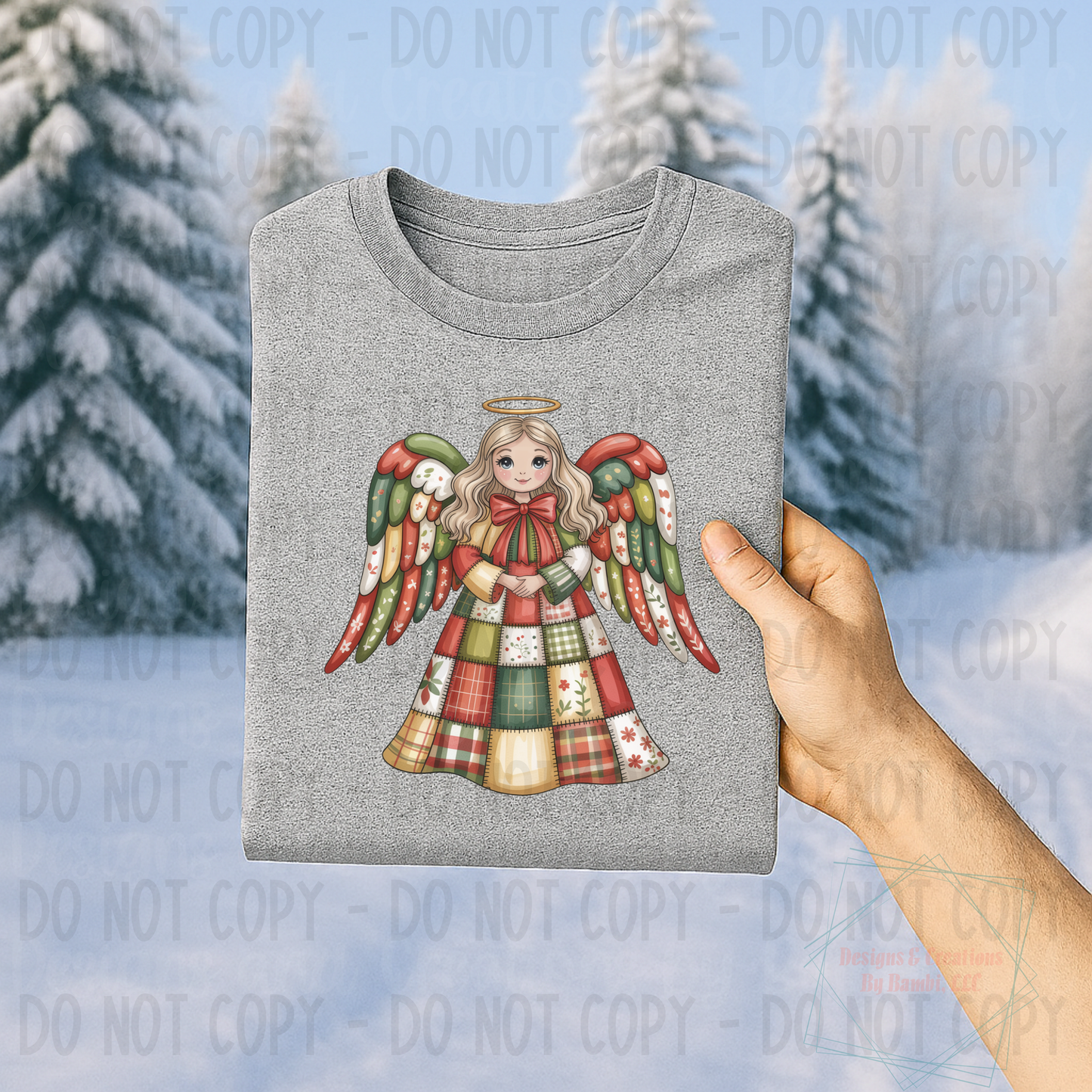 Patchwork Christmas Angel
