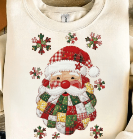 Patchwork Christmas Santa Claus