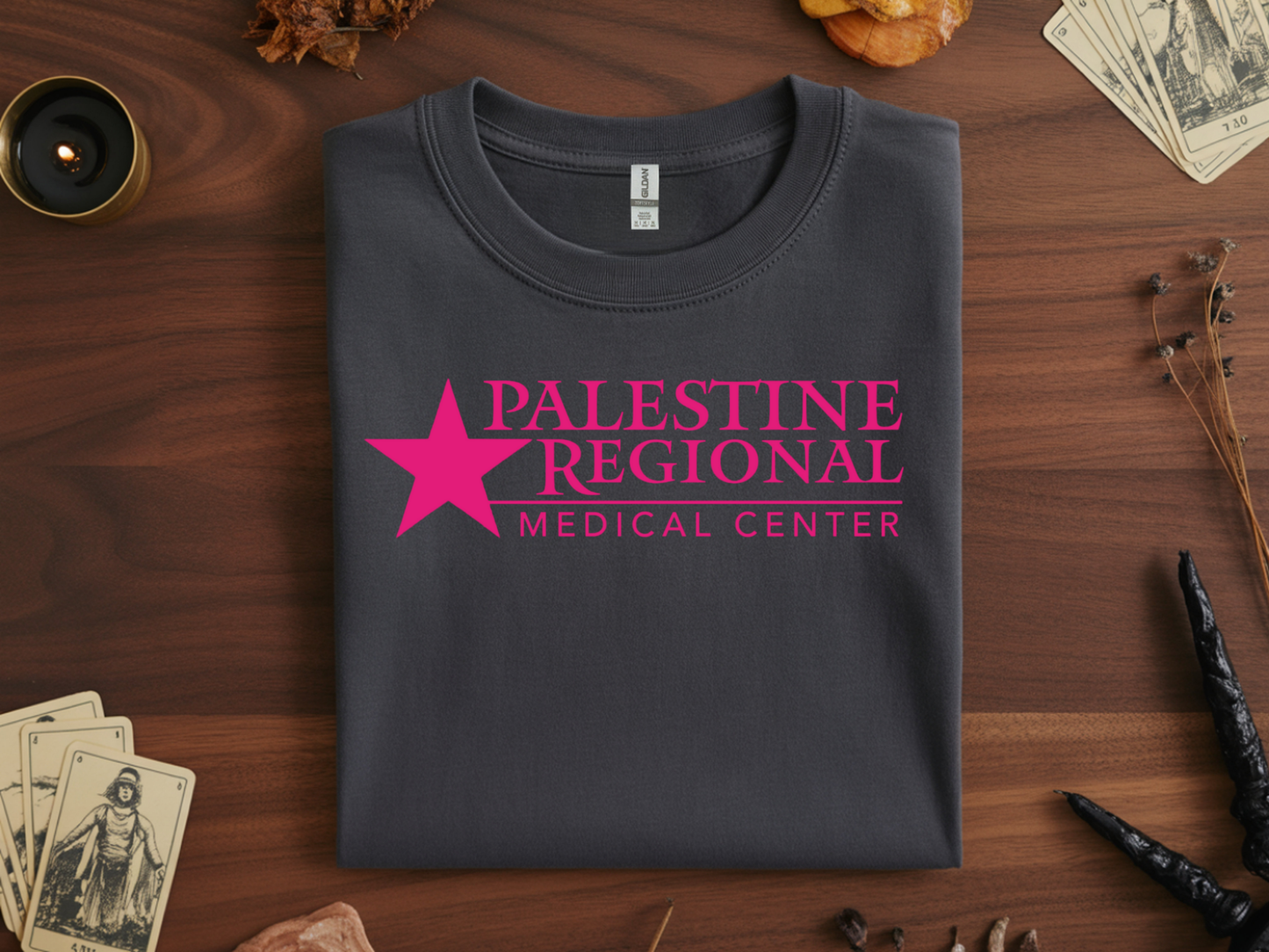 Palestine Regional Medical Center in Breast Cancer Pink Font