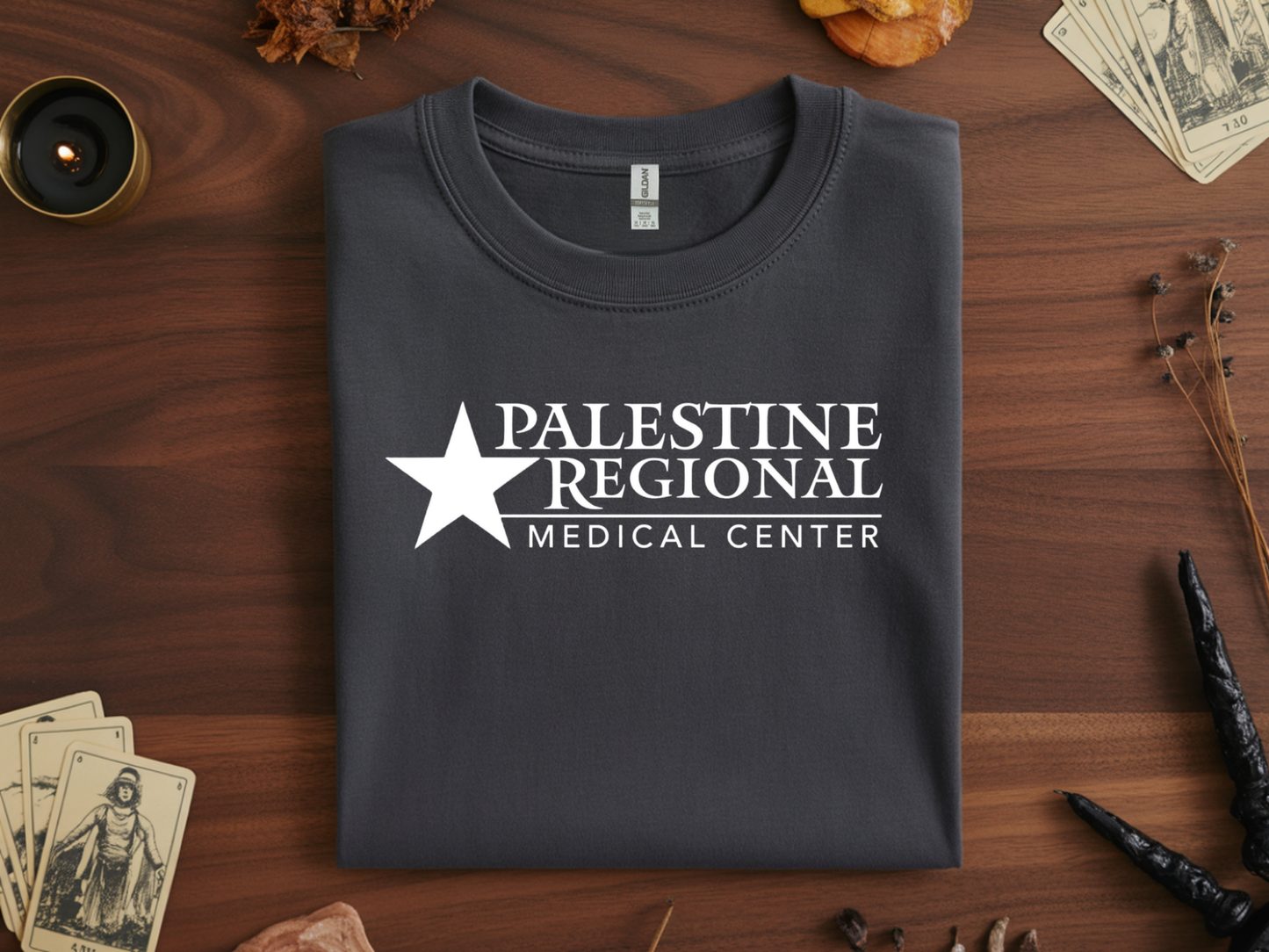 Palestine Regional Medical Center in White Font