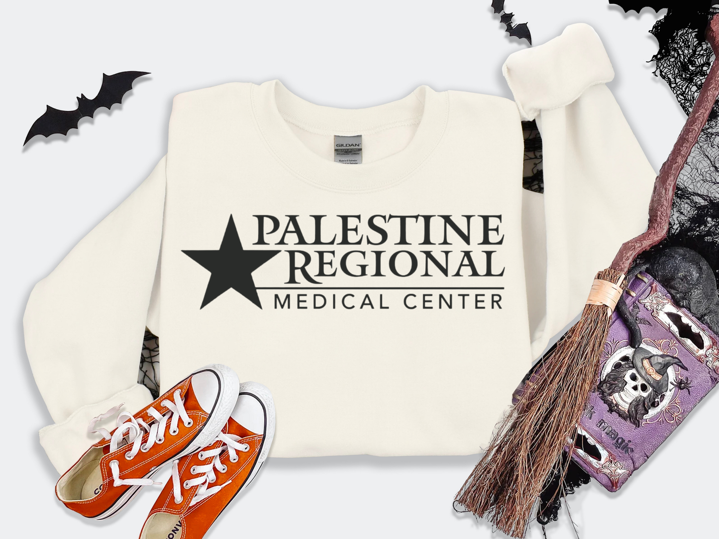 Palestine Regional Medical Center in Pewter Gray Font