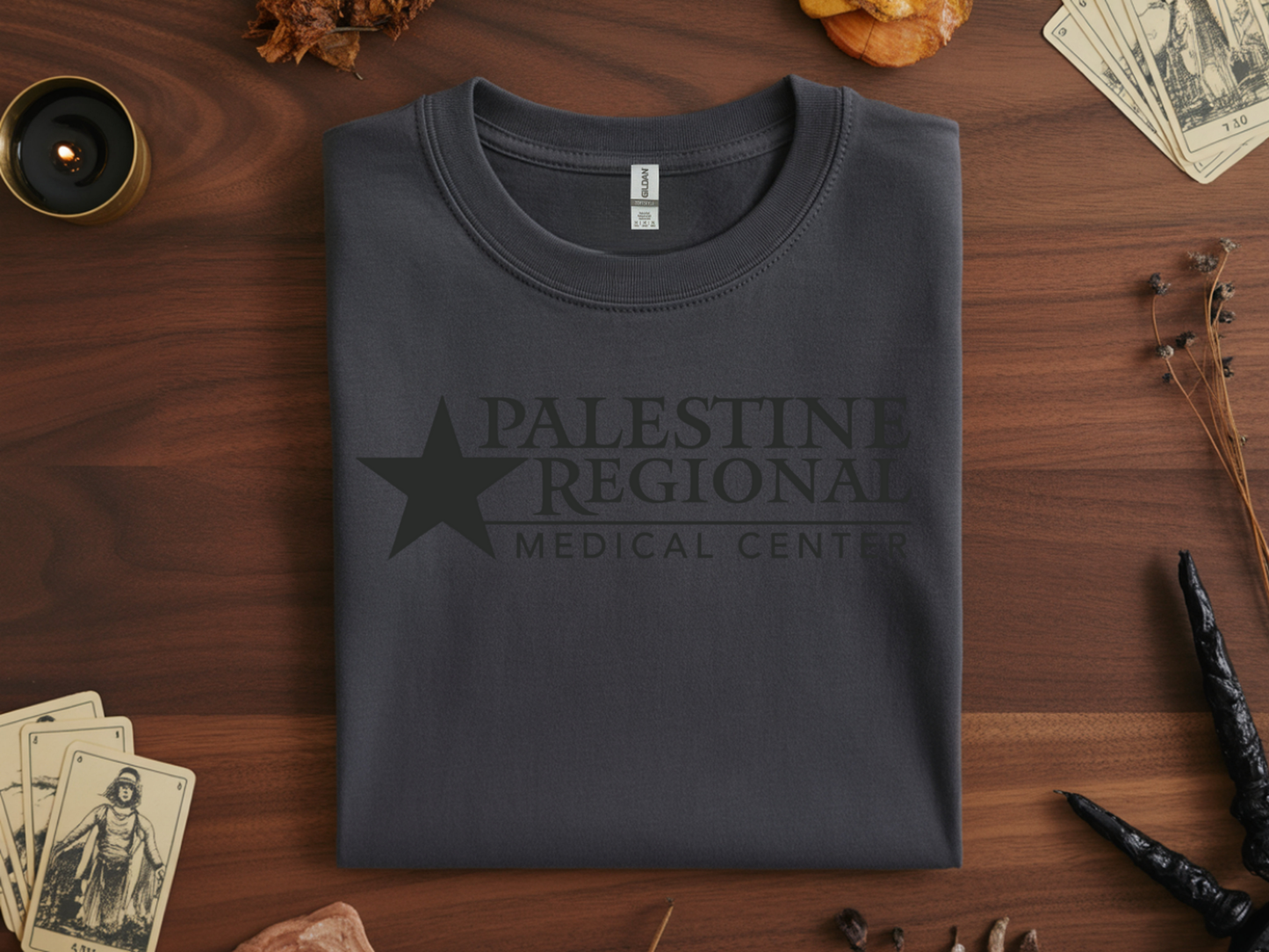 Palestine Regional Medical Center in Pewter Gray Font