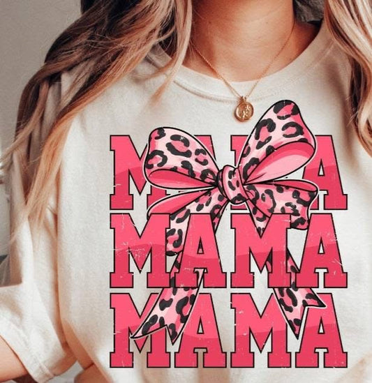 Pink Leopard Valentine Mama