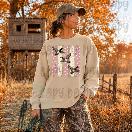 Pink and Cream Duck Hunting Season