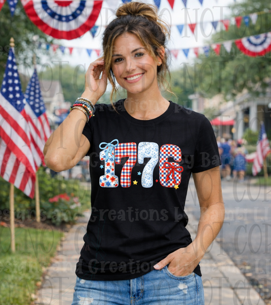 Faux Plush 1776 Patriotic