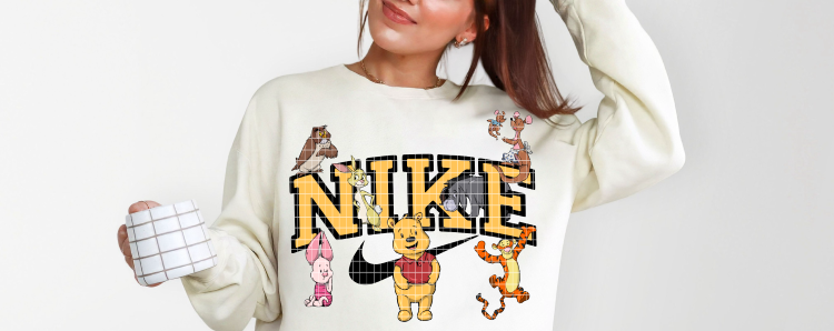 Disney Characters Swoosh Collection