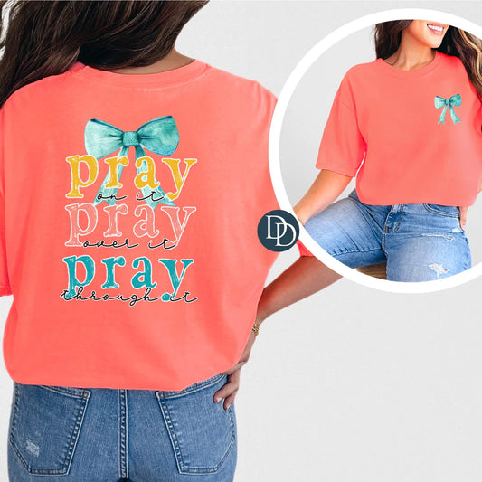 Pray on It Bow with Pocket Accent