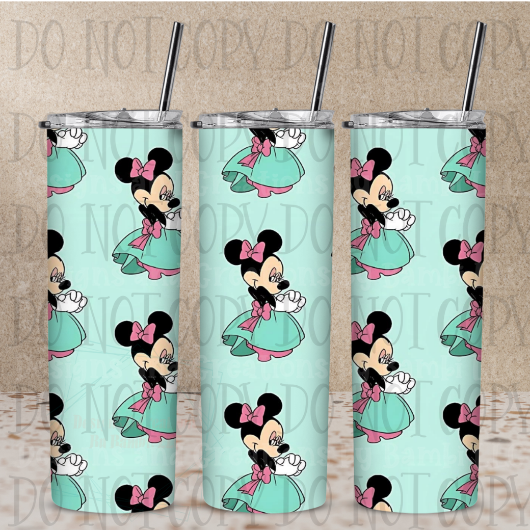20oz Sublimation Praying Minnie 20 oz Skinny Sublimation Tumbler