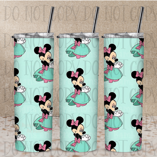 20oz Sublimation Praying Minnie 20 oz Skinny Sublimation Tumbler