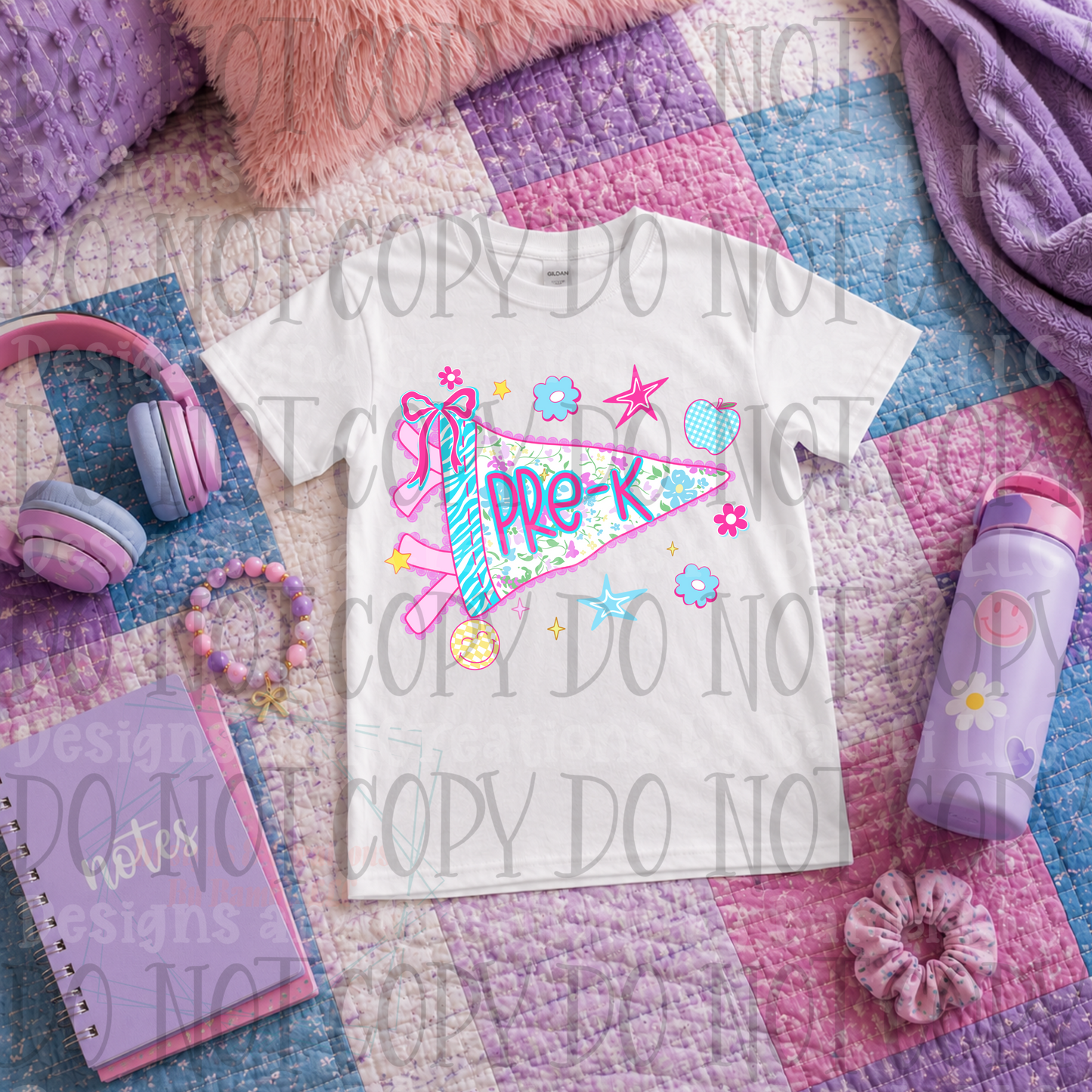 Neon Preppy Back to School Grade Girls Collection