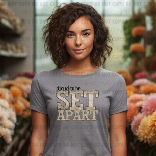 Proud to be Set Apart