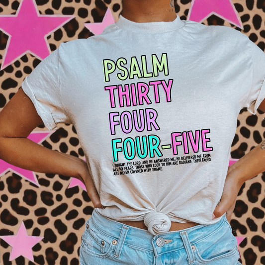 Psalm 34:4-5