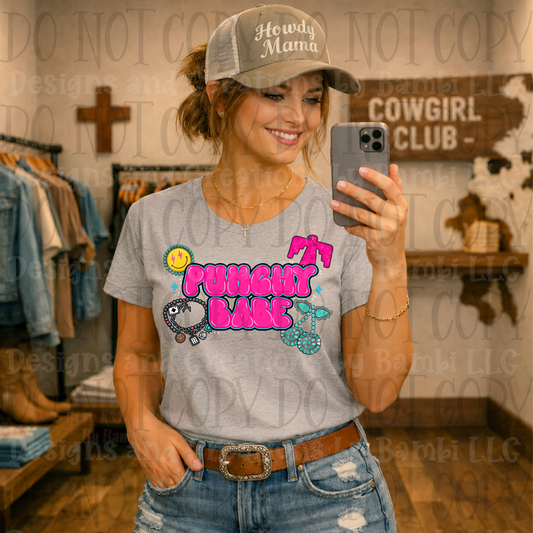 Punchy Babe Western Style