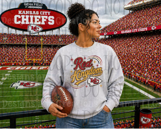 Faux Embroidery Bring on the Touchdowns