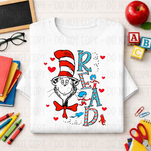 Red and Blue Read Suess