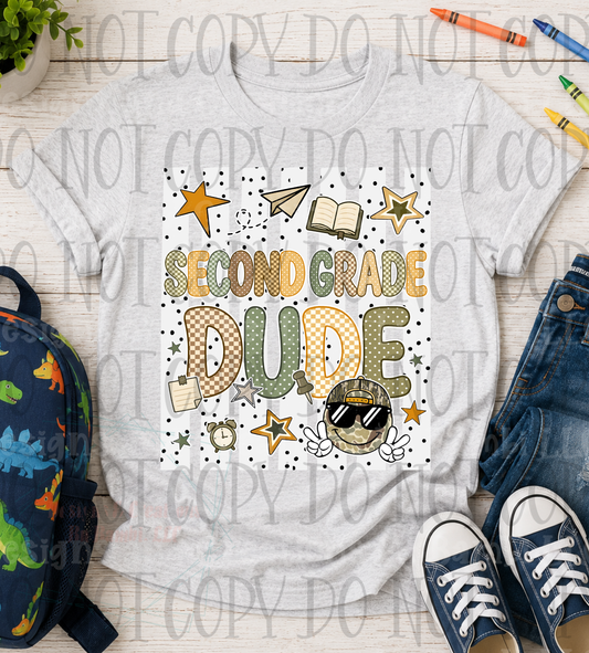 Retro Stripes and Multi Font School Grade Collection