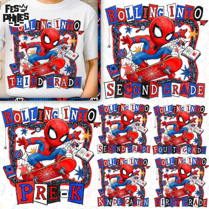 Rolling into Grade School Spidey Collection