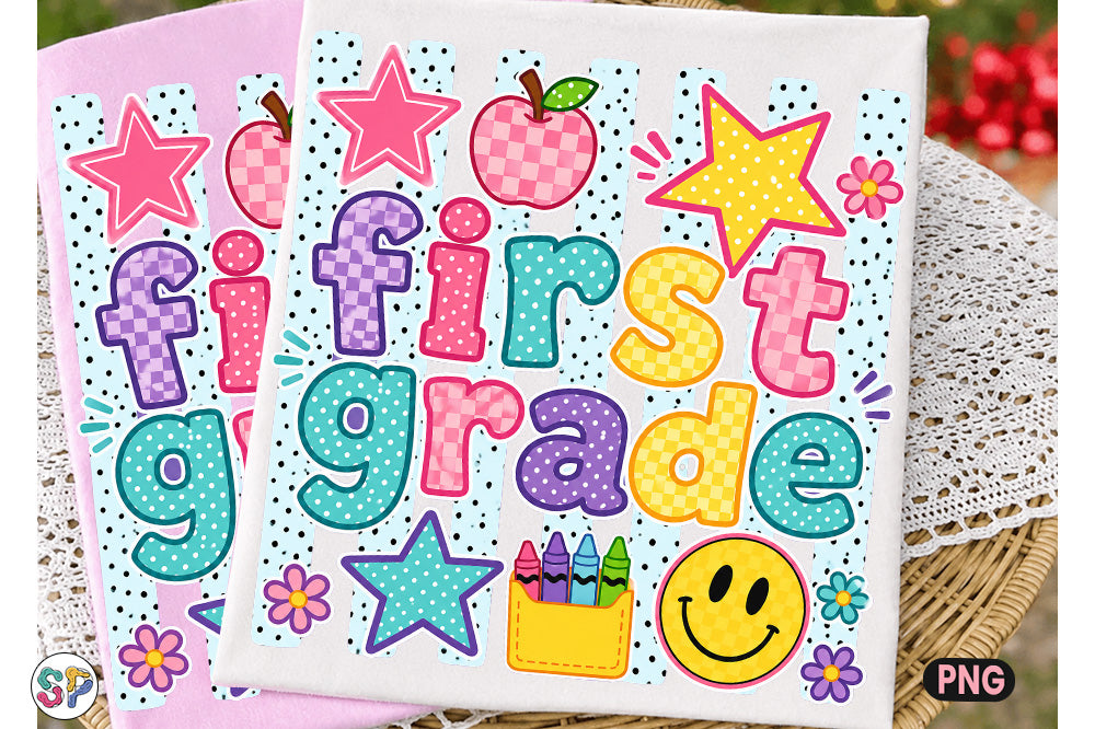 Back To School Striped Grade Collection