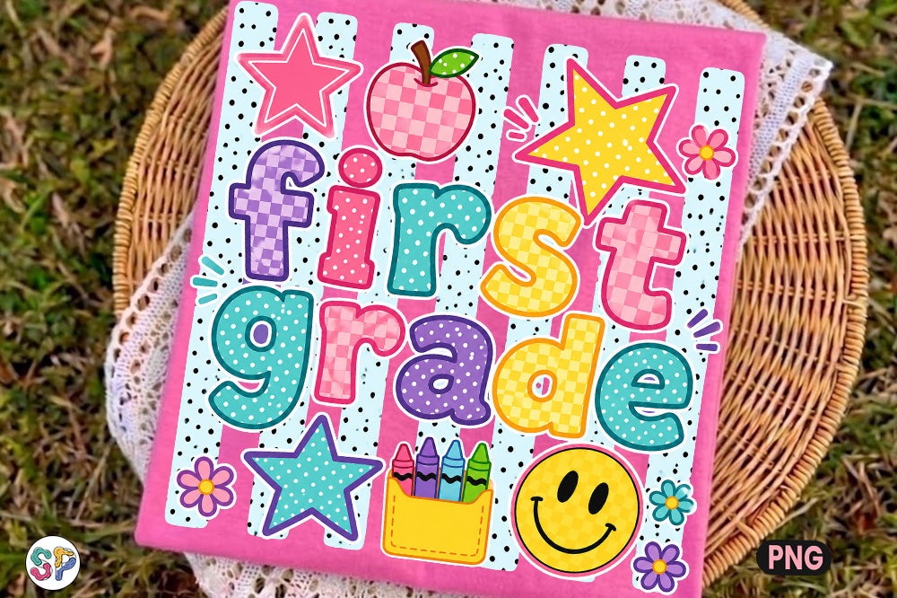 Back To School Striped Grade Collection